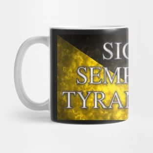 Sic Semper Tyrannis - Anarcho Capitalism Flag Mug